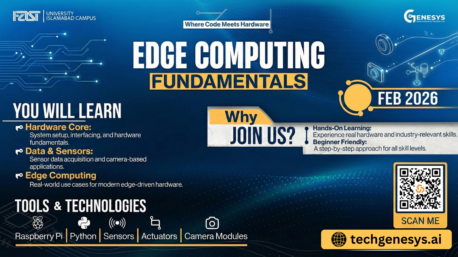 Edge Computing Fundamentals Workshop at Riphah International University